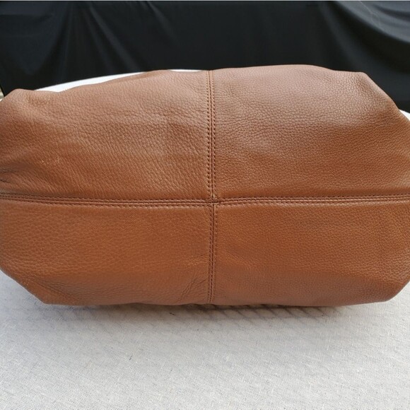 Michael Kors Large Pebbled Leather Satchel Purse Shoulder Bag - Picture 11 of 13